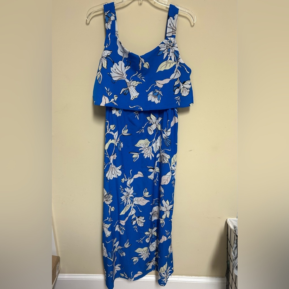 Carolina Belle Blue One Shoulder Sundress